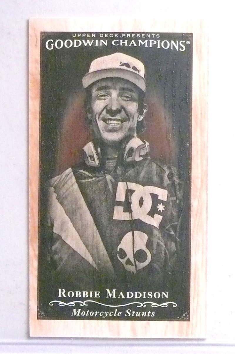 2016 Upper Deck Goodwin Champions Wood  Robbie Maddison #D8/8