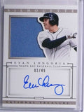 DELETE 14359 2014 National Treasures Silhouette Evan Longoria autograph jersey #D03/49