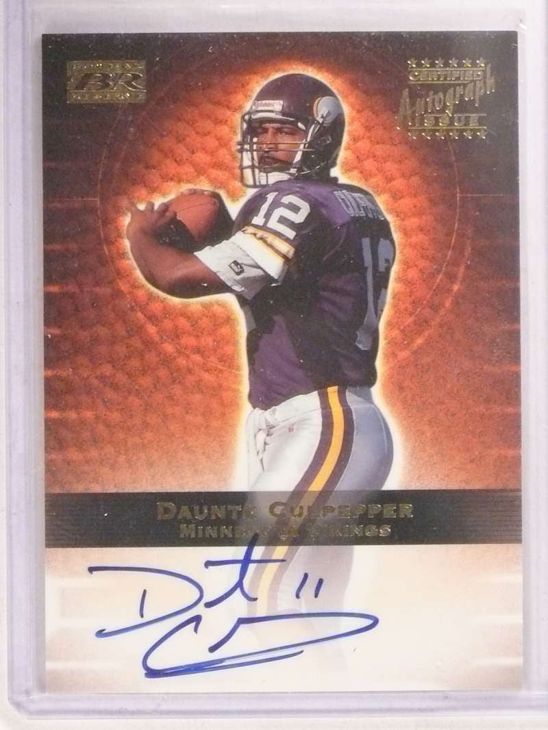 2000 Bowman Reserve Daunte Culpepper autograph auto #DC