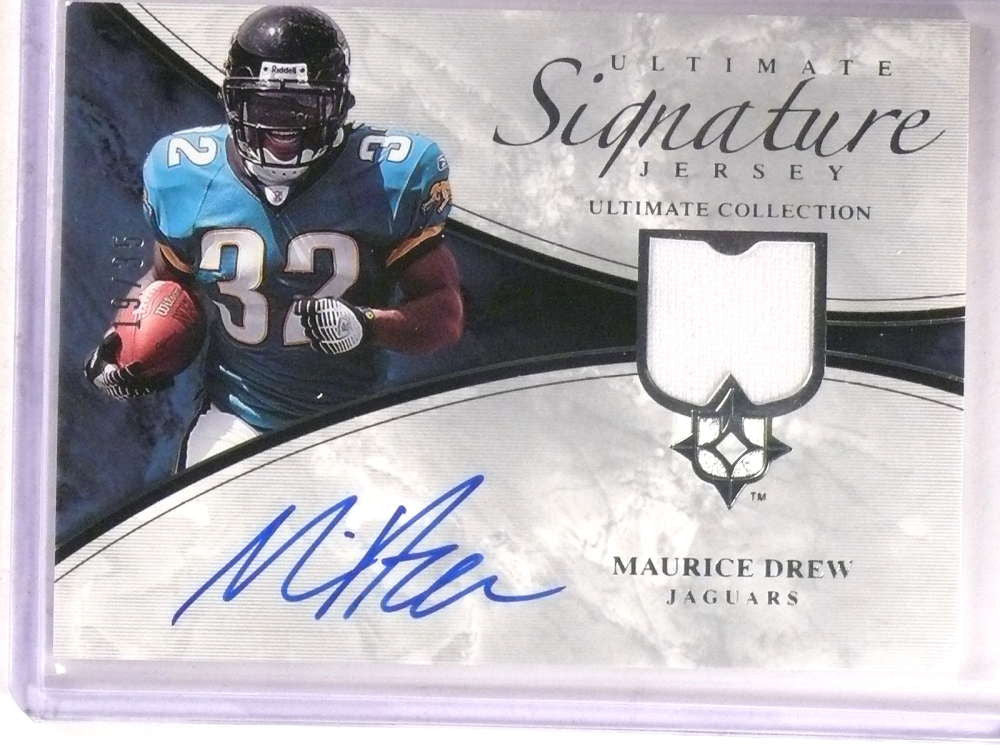 DELETE 14476 2006 Ultimate Collection Signature Jersey Maurice Drew autograph #D19/35