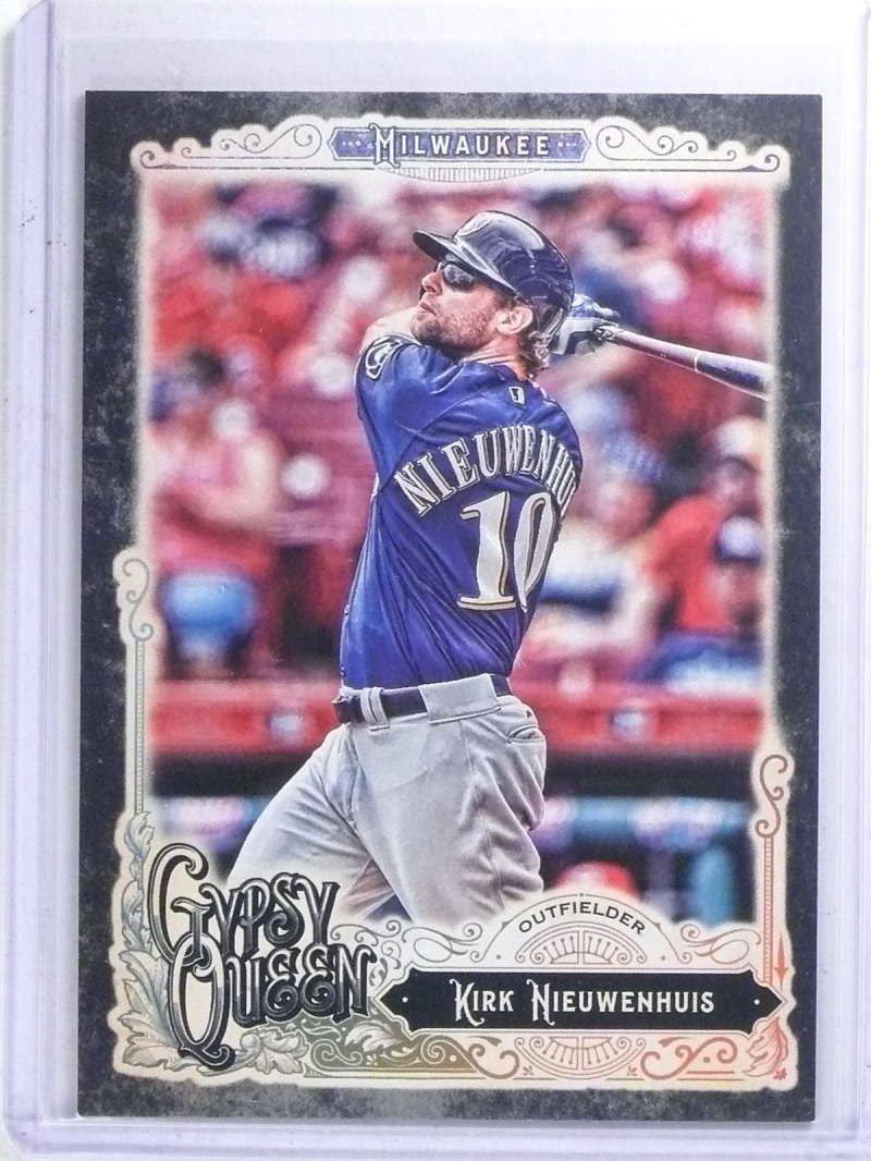 DELETE 14755 2017 Topps Gypsy Queen Black Parallel Kirk Nieuwenhuis #D 1/1 #44