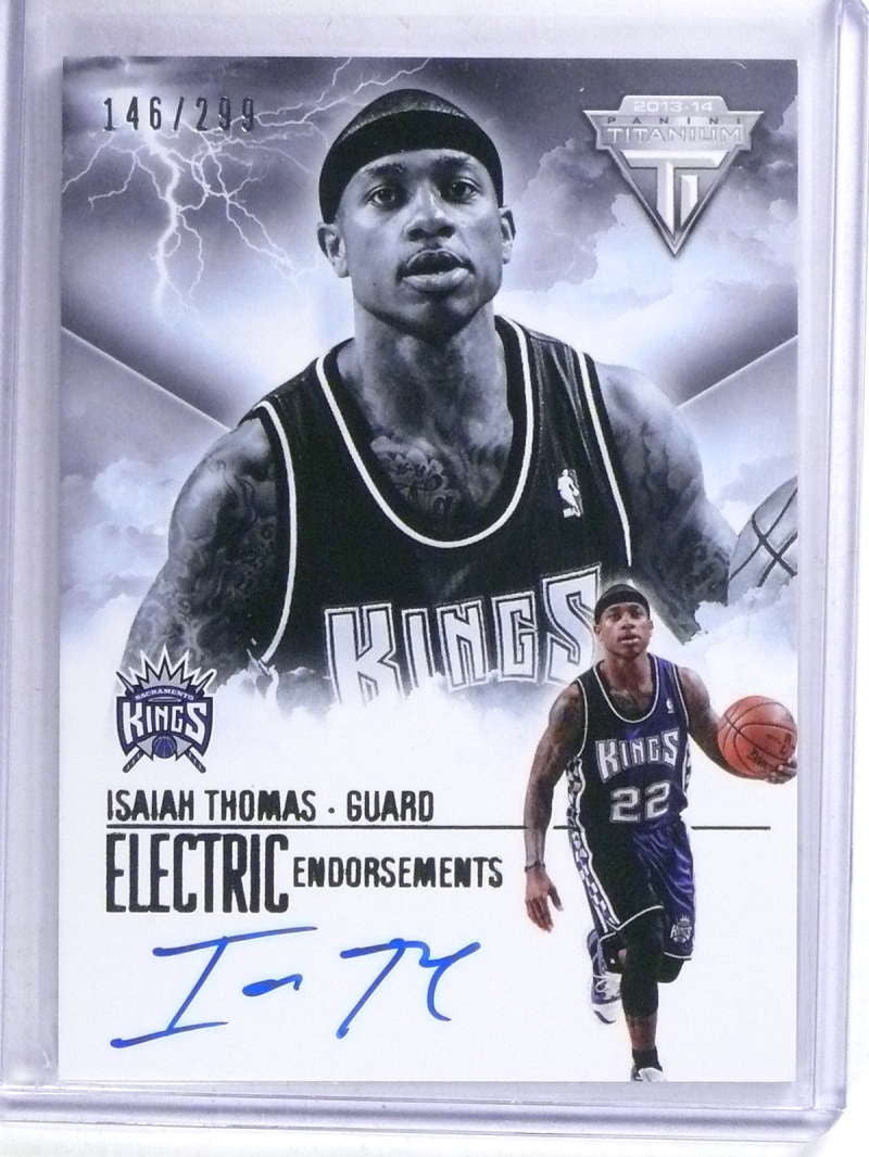DELETE 15211 2013-14 Panini Titanium Electric Isaiah Thomas autograph auto #D146/299