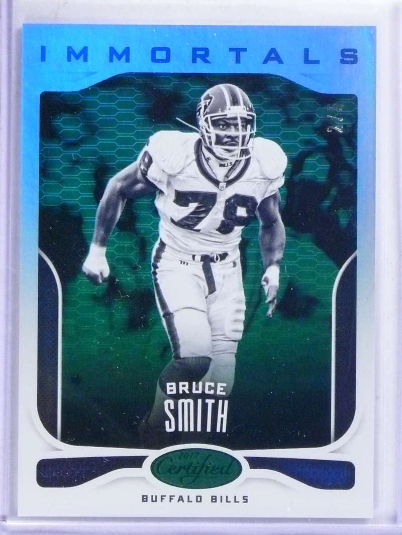 DELETE 15266 2017 Panini Certifed Immortals Mirror Emerald Bruce Smith #D2/5 #132