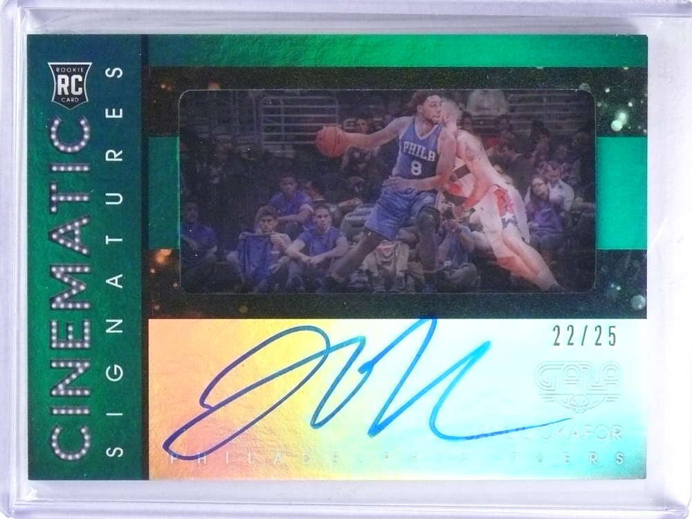 DELETE 15279 2015-16 Gala Cinematic Signatures Jahlil Okafor autograph rc #D22/25