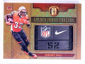 2017 Panini Gold Standard Jumbo Threads Jeremy Hill Tag Patch #D 1/1