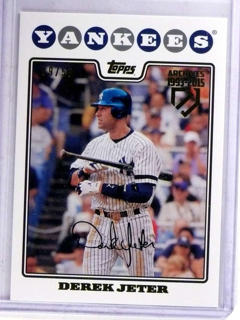 DELETE 15522 2017 Topps Archives Retrospective Gold Derek Jeter #D39/50 #DJ-16