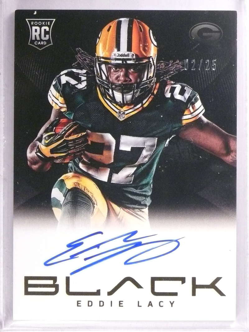 DELETE 15770 2013 Panini Black Gold Eddie Lacy autograph auto rc roookie #D02/25 #208
