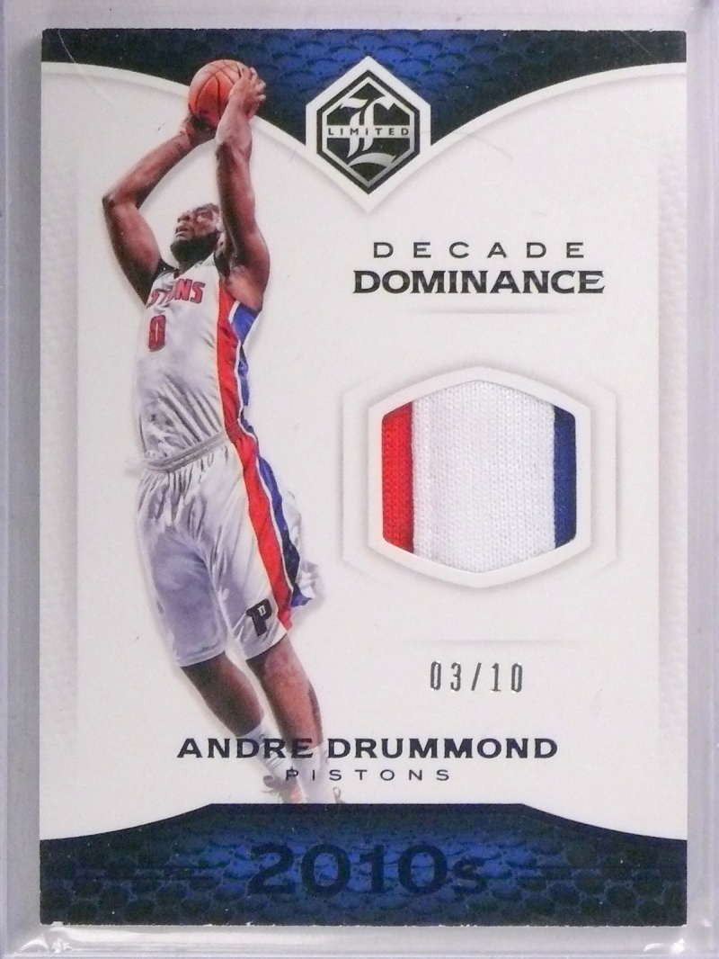 DELETE 15926 2016-17 Panini Limited Decade Andre Drummond 3 color patch #D03/10