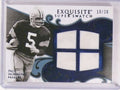 DELETE 16727 2008 Upper Deck Exquisite Super Swatch Paul Hornung quad jersey #D19/20