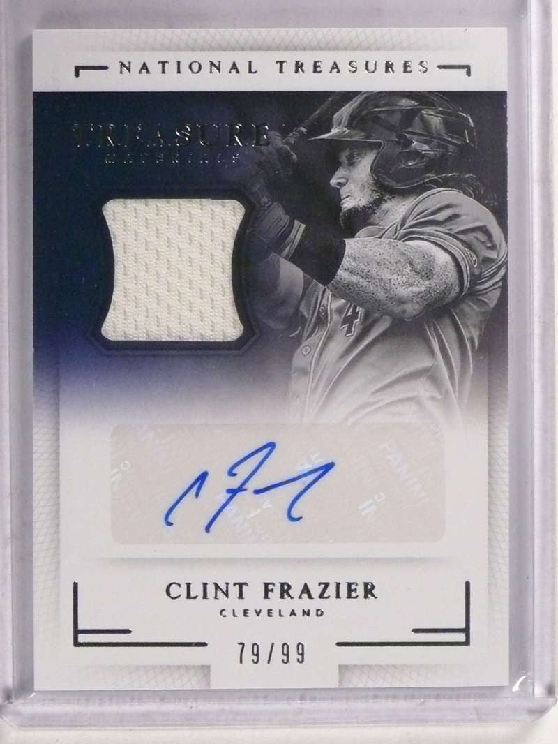 DELETE 16880 2016 National Treasures Materials Clint Frazier autograph auto jersey /99