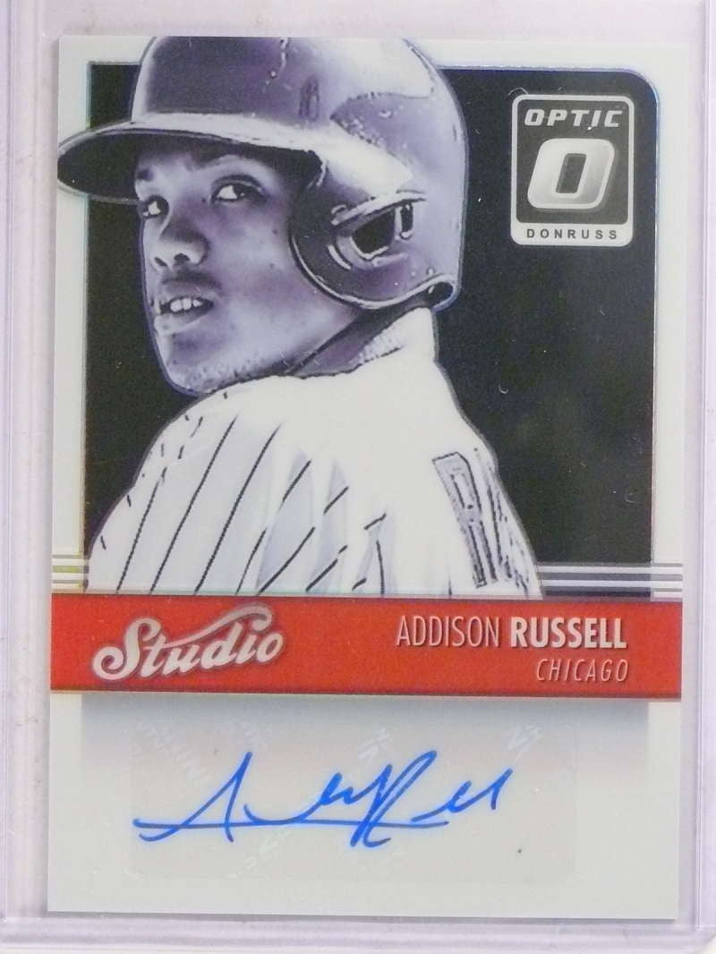 DELETE 16889 2016 Panini Optic Studio Addison Russell autograph auto #SSAD