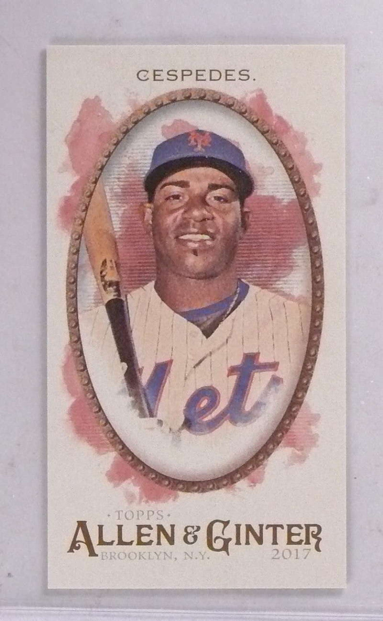 DELETE 16918 2017 Topps Allen & Ginter Mini Yoenis Cespedes #370 EXT