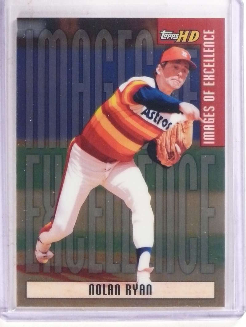 DELETE 16927 2001 Topps HD Images Of Excellence Aluminum Nolan Ryan #IE10