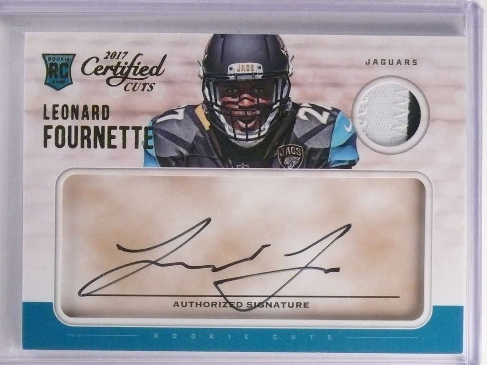 DELETE 17053 2017 Panini Certified Cuts Leonard Fournette autograph patch rc #D30/49