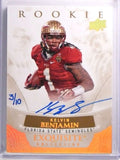 DELETE 17178 2013 Upper Deck Exquisite Gold Kelvin Benjamin autograph auto rc #D3/10