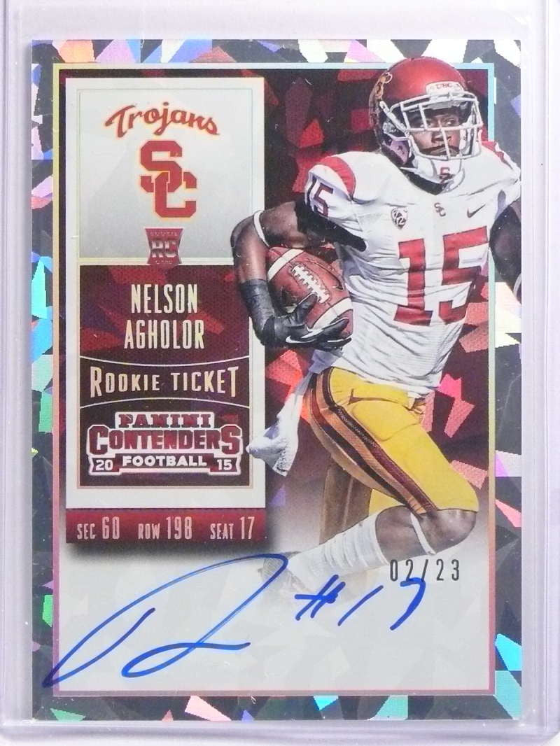DELETE 17234 2015 Contenders Draft Cracked Ice Nelson Agholor autograph rc #D2/23