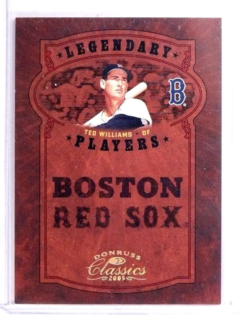 2005 Donruss Classics Legendary Players Ted Williams #D11/75 #LP42