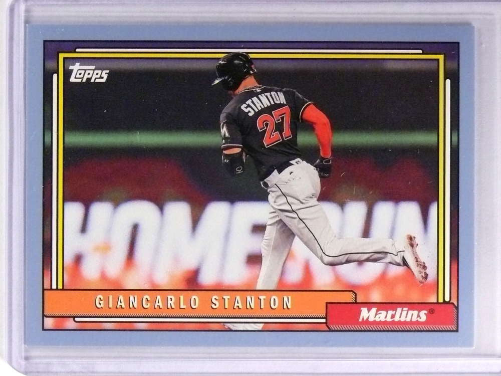 2017 Topps Archives Blue Giancarlo Stanton #D47/75 #276