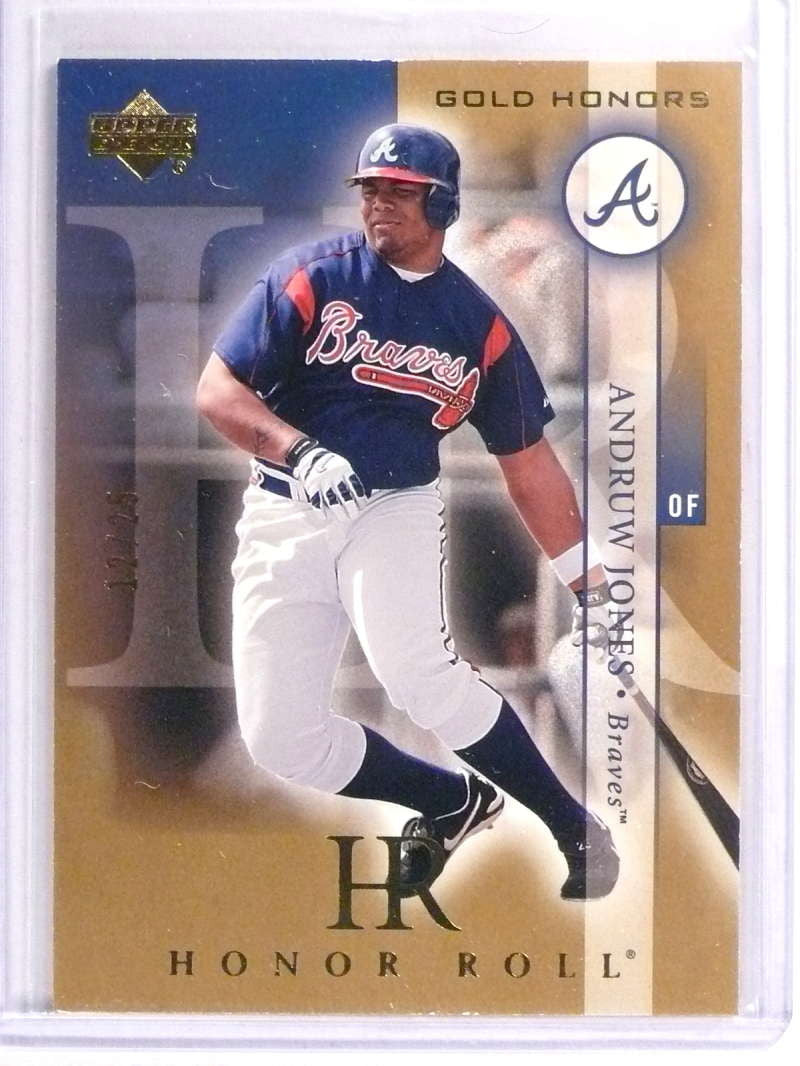 2003 Upper Deck Honor Roll Gold Honors Andruw Jones #D12/25 #76