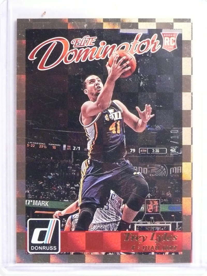 DELETE 17633 2015-16 Donruss Elite Rookie Dominator Gold Trey Lyles Rookie #D04/10 #23
