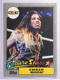SOLD 17950 2017 Topps WWE Heritage Silver Ember Moon #D03/25 #3