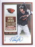 DELETE 17979 2015 Panini Contenders Michael Conforto autograph auto rc rookie #D06/15