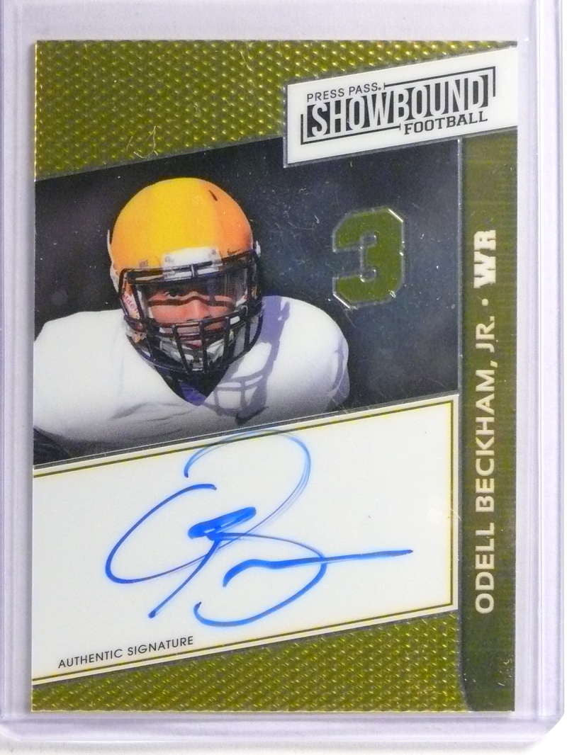 DELETE 18089 2014 Press Pass Showbound Odell Beckham Jr. autograph auto rc rookie 