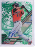 DELETE 18178 2017 Topps High Tek Green Trey Mancini Rookie Autograph auto #D19/75