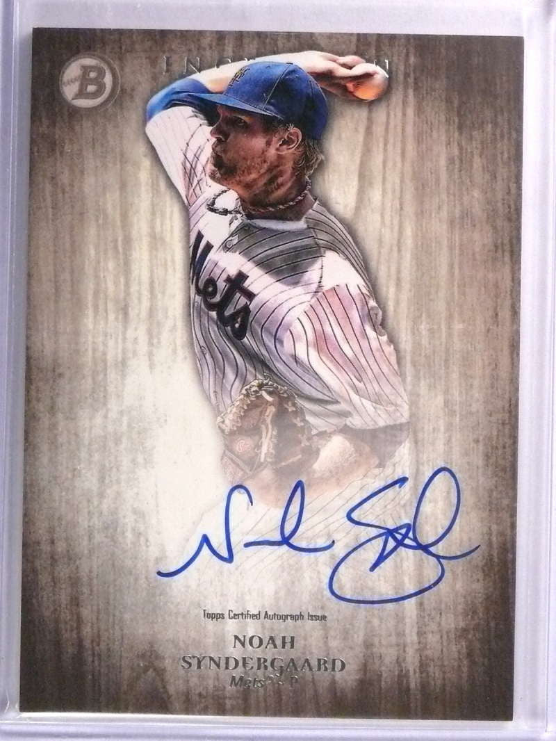 DELETE 18195 2014 Bowman Inception Noah Syndergaard Rookie Autograph auto #PANS