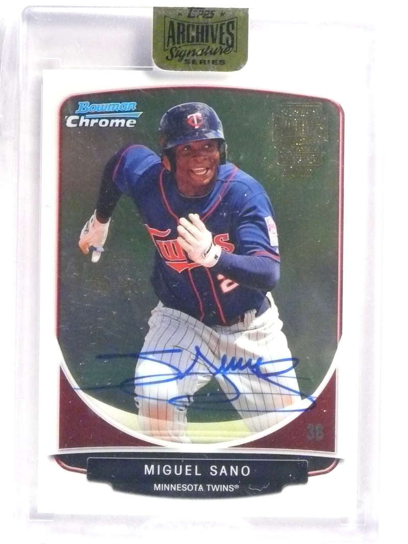 DELETE 18202 2017 Topps Archives Signature Series Miguel Sano AUtograph #D10/25 2013