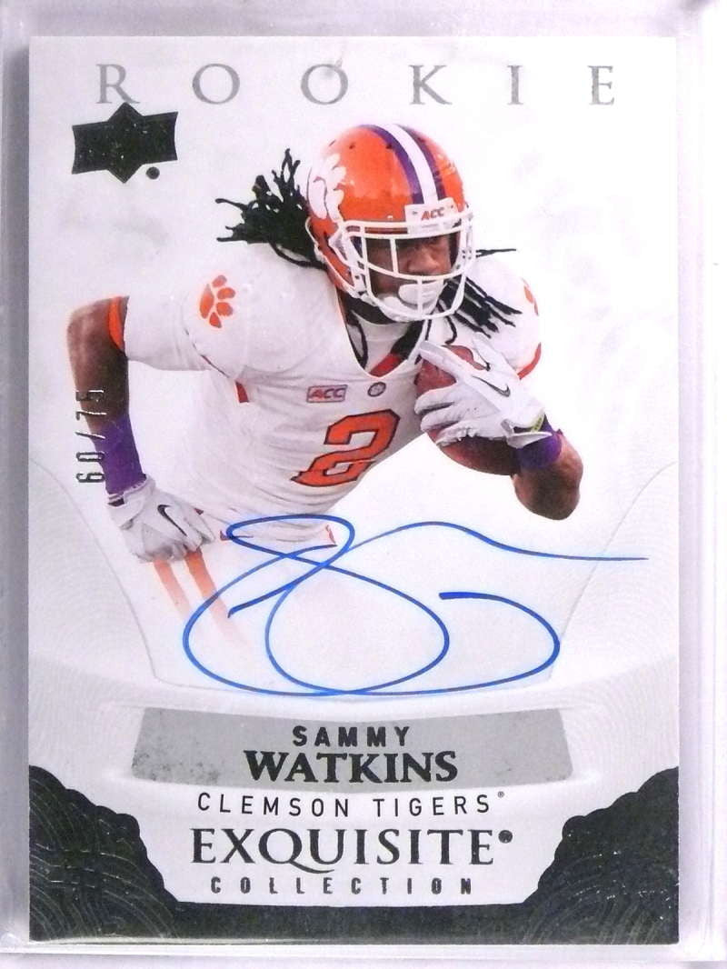 DELETE 18374 2013 UD Exquisite Sammy Watkins Rookie Autograph auto rc #D60/75 #ERSW
