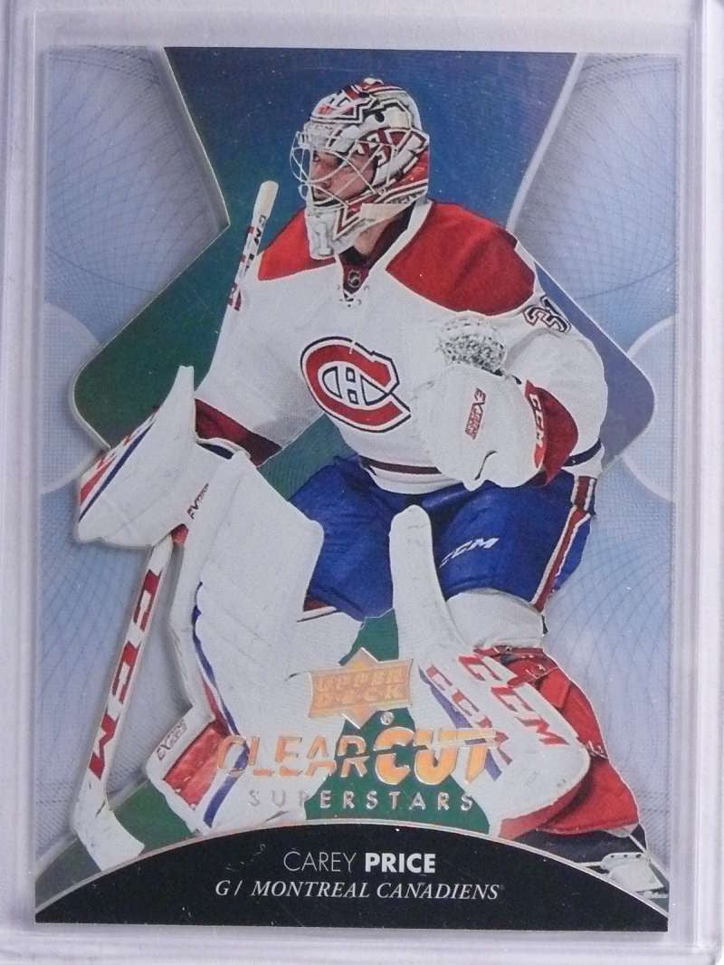 DELETE 18484 2017-18 Upper Deck Clear Cut Superstars Carey Price #CCSCP