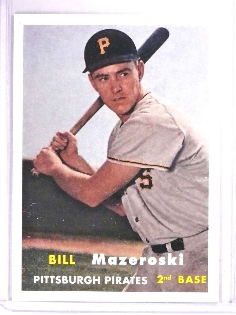 SOLD 18598 2016 Topps Archives 65th Anniversary Red Bill Mazeroski #D03/50 #A65BM