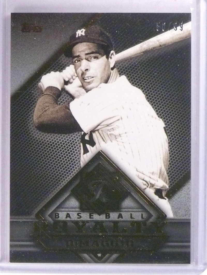 2015 Topps Baseball Royalty Gold Joe DiMaggio #D50/99 #BR4