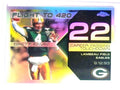 2007 Topps Chrome Brett Favre Collection 420 Refractor #D195/199 #BFCBF22
