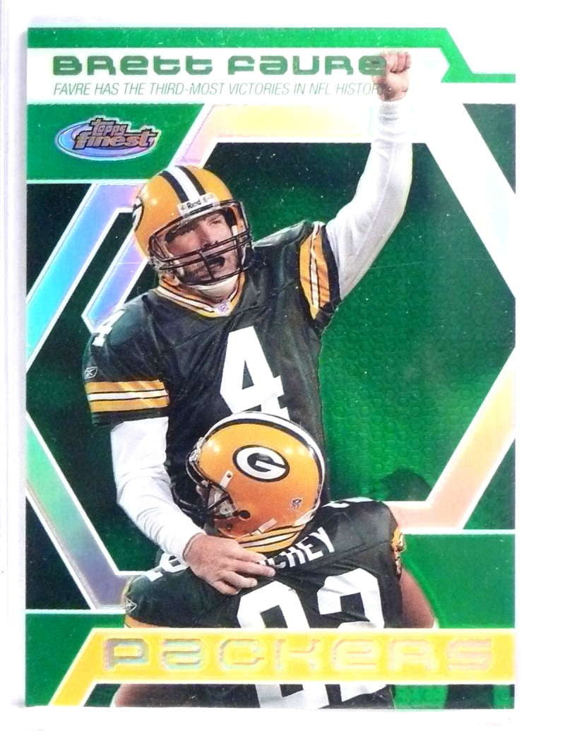 DELETE 18835 2006 Finest Moments Green Refractor Brett Favre #D154/199 #BF3
