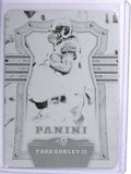 2017 Panini Plates & Patches Todd Gurley Black Printing Plate #D 1/1