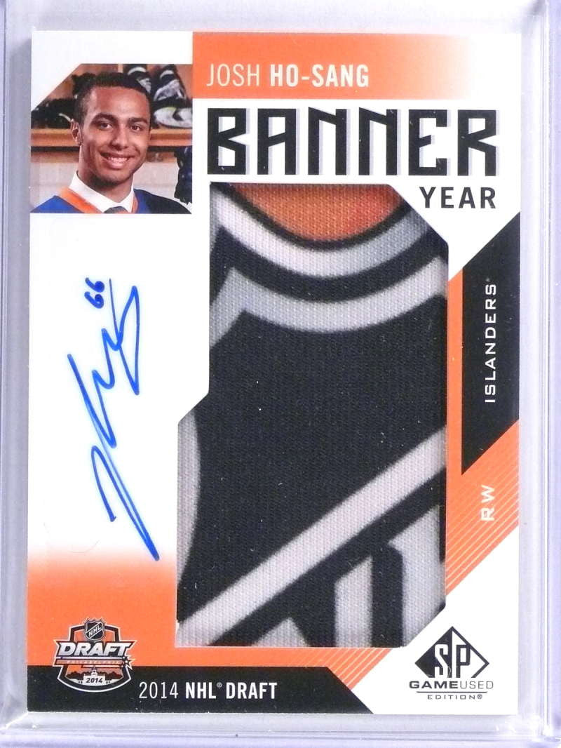 DELETE 19308 2017-18 Sp Game Used Banner Year Josh Ho-Sang autograph auto rc #D03/30