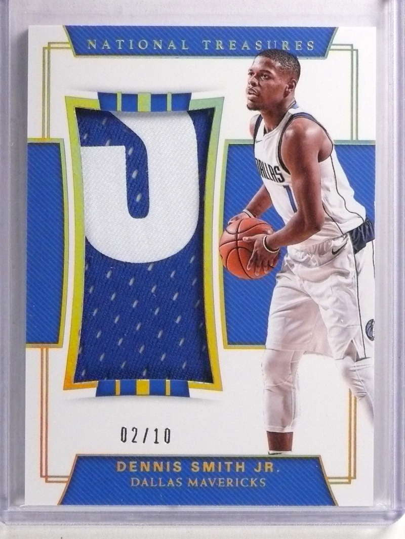 DELETE 19596 2017-18 National Treasures Dennis Smith Jr. Rookie patch #D02/10 #RJM-11