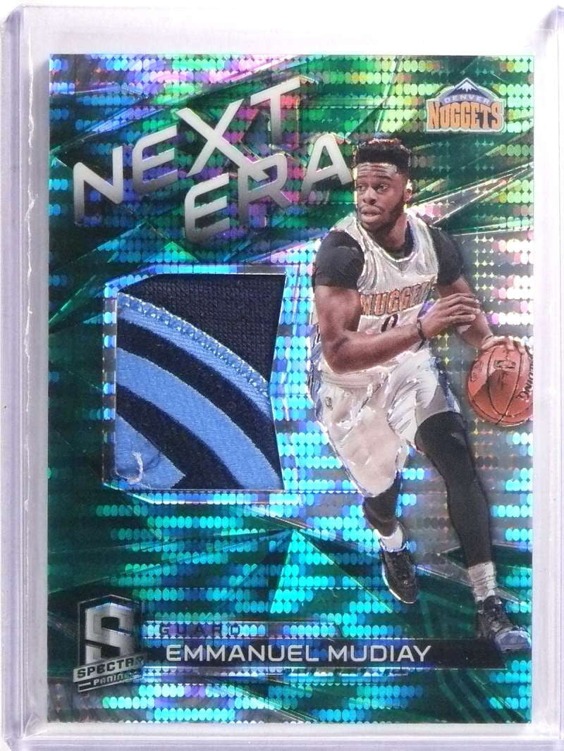 DELETE 19601 2016-17 Panini Spectra Next Era Emmanuel Mudiay 2clr patch #D3/5 #37