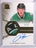 DELETE 19647 2016-17 Upper Deck The Cup Gold Julius Honka  autograph patch rc #D24/24