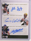 DELETE 19847 2016 Prime Signatures Jared Goff Carson Wentz Lynch autograph rc #d12/25
