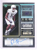 DELETE 19875 2018 Panini Contenders Ticket Foil Daesean Hamilton autograph rc #D12/15