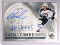 DELETE 19922 2017-18 Sp Authentic Sign Of Times Go Jets Jack Roslovic autograph rc #/99