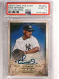 DELETE 19950 2016 Topps Five Star Luis Severino autograph auto #D33/50 PSA 10 GEM MINT