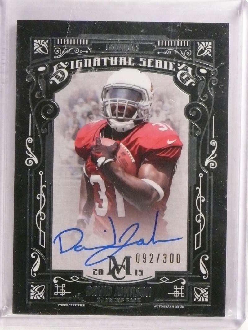 DELETE 20364 2015 Topps Museum Collection David Johnson autograph auto rc rookie /300