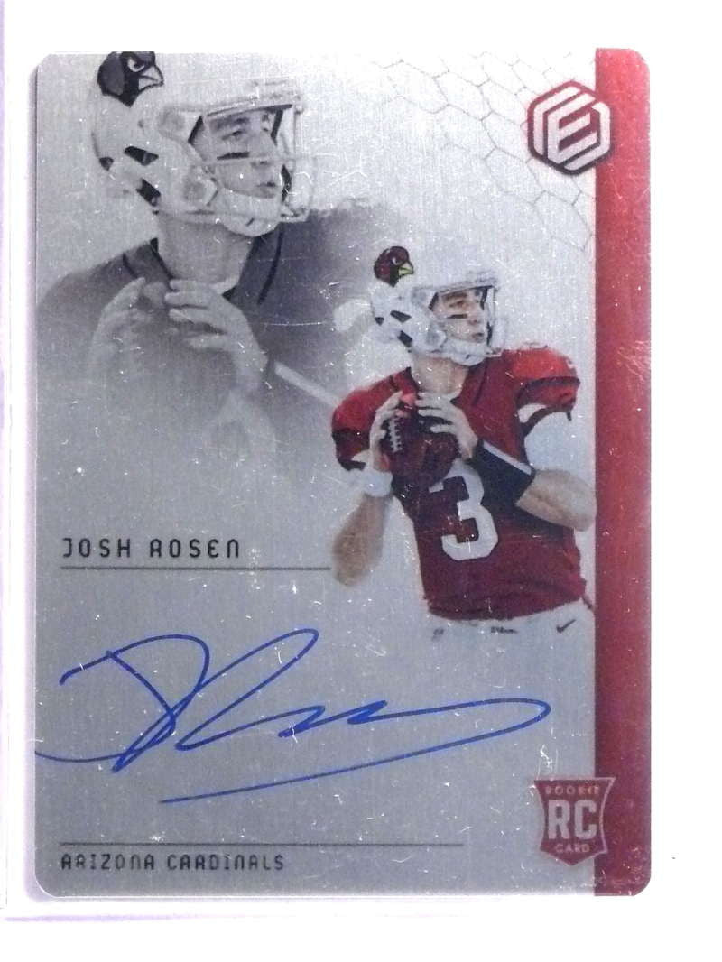 DELETE 20623 2018 Panini Elements Silver Josh Rosen autograph rc rookie #D20/99 #73