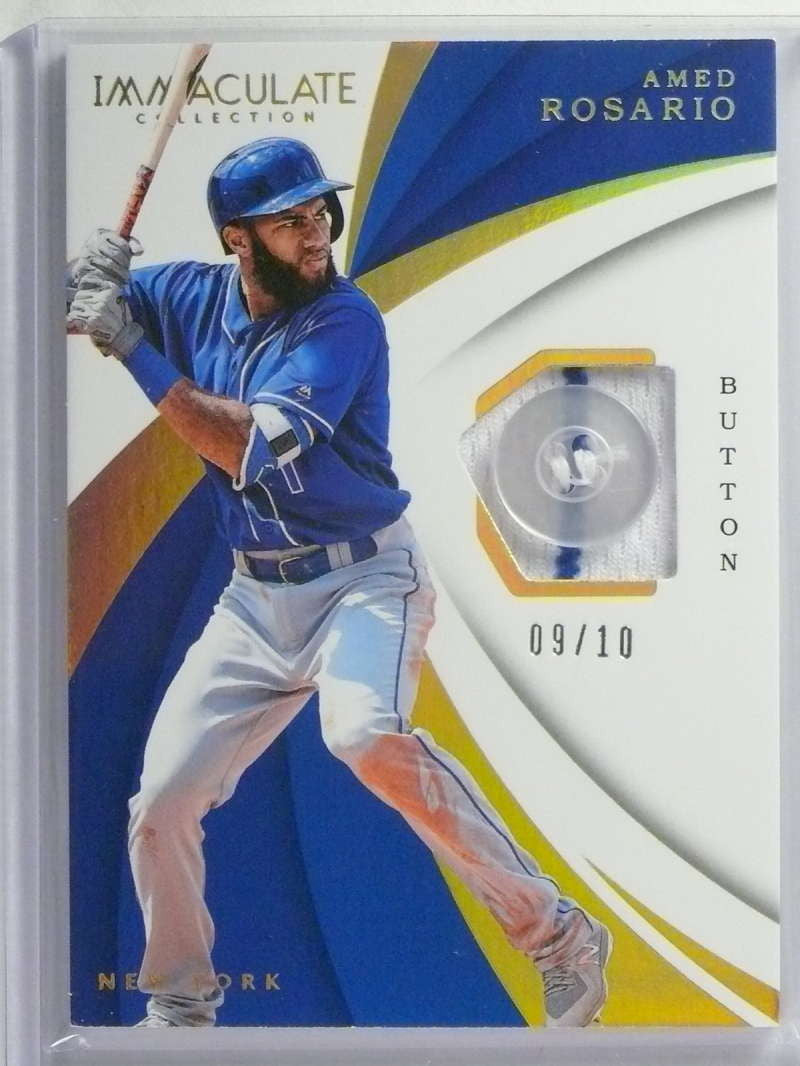 DELETE 20689 2018 Panini Immaculate Amed Rosario Jersey button #D09/10 #IS-AM