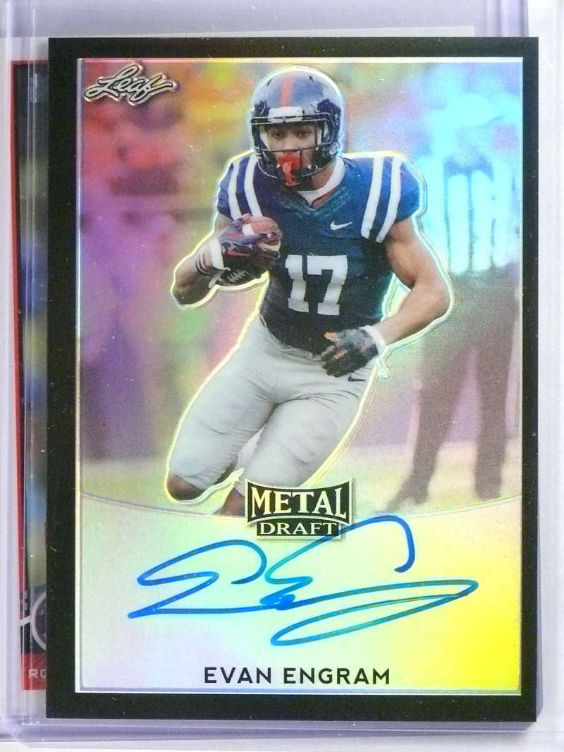 DELETE 20738 2017 Leaf Metal Draft Black Evan Engram autograph auto rc rookie #D2/15