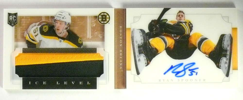 DELETE 20749 2013-14 Dominion Ice Level Ryan Spooner autograph patch rc  Book #D02/10
